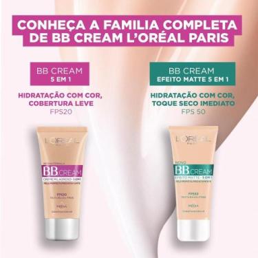 Imagem de Base BB Cream LOréal Paris Efeito Matte FPS 50 30ml