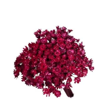 Imagem de Buque de Flores Artificiais Sempre Viva - Kit com 1.600 Flores, Tipo 1 Extra, Arranjo Decorativo para Presentes e Decoração(Marsala,2 buquês (400 florzinhas))