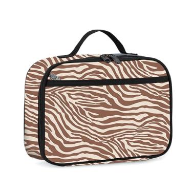 Imagem de rickyh style Lancheira com forro acolchoado, lancheira espaçosa e isolada, durável, térmica, lancheira com alça para homens, mulheres, meninos, meninas, adultos, escola, esportes, praia, piquenique