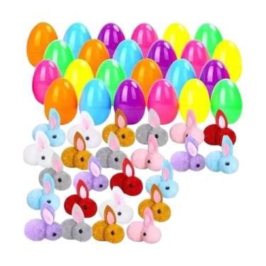 Imagem de Ovos de Páscoa Recheados com Brinquedos - 24 Peças de Pelúcias | Enchimentos Para Sacos Com Surpresas Festivos - Para Festas Aniversário Eventos Escolares Creche Sala Brinquedos Quarto