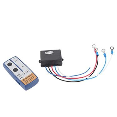 Imagem de Cryfokt de Controle Remoto de Guincho Elétrico Sem Fio Adequado para Guinchos de 8000lbs-17500lbs para Entusiastas de Veículos Off-road, Preto/1,9 X 4,1 X 0,8 pol.