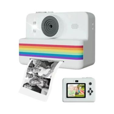 Imagem de Câmera Instantânea De Brinquedo Com Tela De 2.8 Polegadas E Cartão SD 