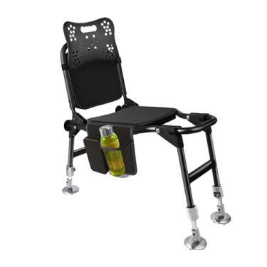 Imagem de Cadeira de pesca, almofada ao ar livre, cadeira de praia com bolsa de armazenamento de almofada, cadeira de pesca dobrável ao ar livre, cadeira de acampamento (A)