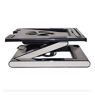 Imagem de XIANGGUI 1983 Suportes de projetor Suporte de montagem de projetor Suporte de chão de projetor Altura ajustável para projetor de casa e escritório Suporte de capacidade de carga de 5 kg (Cor: Preto)