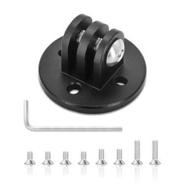 Imagem de BSSOK Adaptador combo de interface para Garmin Edge, adaptador de liberação rápida de montagem frontal compatível com câmera de ação Gopro Farol