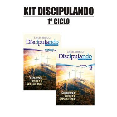 Imagem de Kit revistas discipulando 1 ciclo cpad - 5 aluno + 1 professor