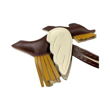 Imagem de Chaveiro De Pônei Alado Adorável Multicolorido Em Couro PU Com Borla P