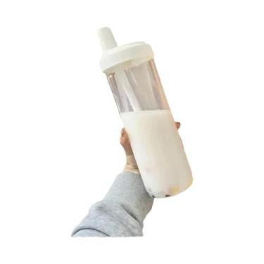 Imagem de Garrafa De Água De Grande Capacidade 500/850ml Com Canudo E Tampa Para