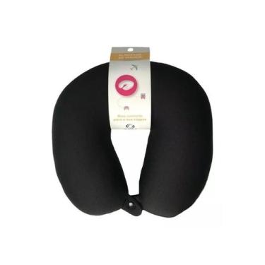 Imagem de Almofada De Pescoço Com Botão De Pressão Conforto Viagem Yin's Macia T