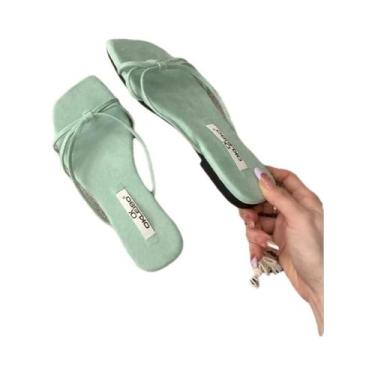 Imagem de Sandálias Huarache Femininas Multicoloridas Com Bico Quadrado Francês,