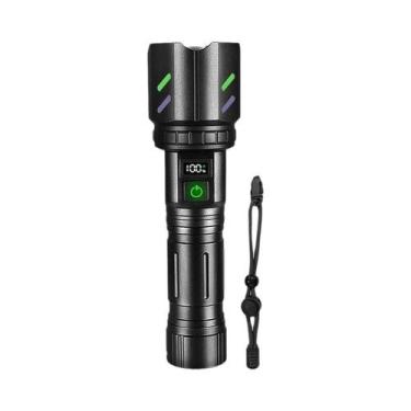 Imagem de Lanterna LED Poderosa Com Laser Branco, Ignição Concentrada, Tocha Tát