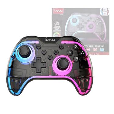 Imagem de Controle Gamer Ipega Bluetooth Rgb Sem Fio