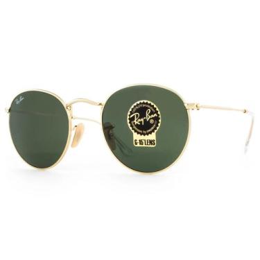 Imagem de Óculos De Sol Ray Ban Round Metal RB3447L 001-53