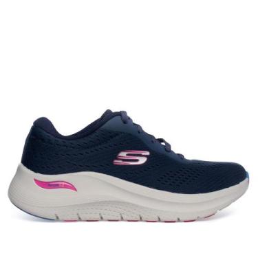 Imagem de Tênis Feminino Skechers Arch Fit 2.0 Respiravel Marinho, Marinho, 35