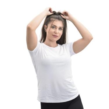 Imagem de T-Shirt Poliamida Básica Feminina Lupo, XG, Branco