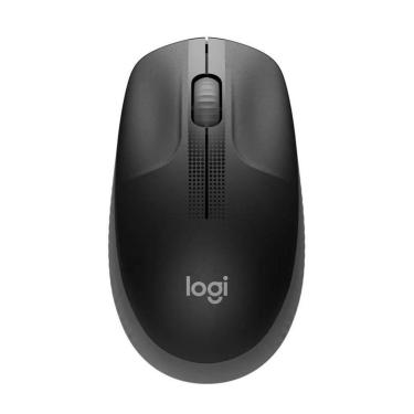 Imagem de Mouse sem fio Logitech M190 Design Ambidestro Tamanho Padrão, Conexão USB e Pilha Inclu...