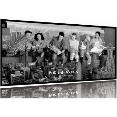 Imagem de Quadro Decorativo Seriado Friends 130x60 Moldura Preta 2x2