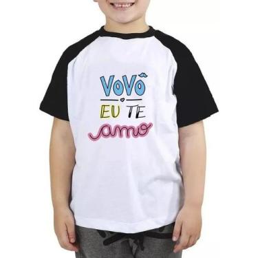 Imagem de Camiseta Infantil Vovô Eu Te Amo Camisa Blusa Avô Presente - Mago Das