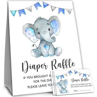 Imagem de Yuzioey Bilhetes e placa de rifle de fraldas menino elefante