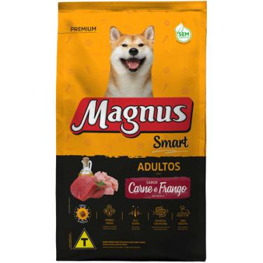 Imagem de Ração Magnus Smart Carne e Frango para Cães Adultos -  15 Kg