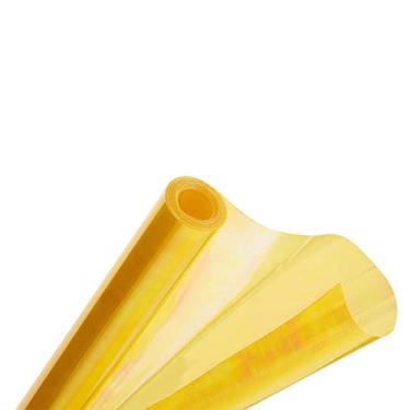 Imagem de ATMOMO amarelo 12 por 80 polegadas autoadesivo brilhante camaleão faróis películas película de vinil