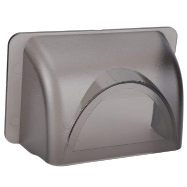 Imagem de Cobertura de chuva da campainha, proteção contra raios ultravioleta Cinza, plástico resistente ao fogo, plástico de PVC prático, cobertura de chuva prática, para portas de entrada