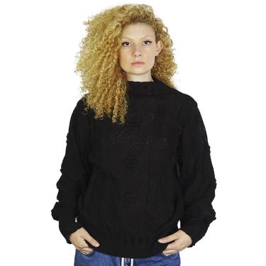 Imagem de Blusa Marcia Malhas Detalhe Cacho Uva - 170-Feminino