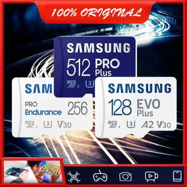 Imagem de SAMSUNG-EVO Plus Cartão de Memória  32GB  SDHC 64GB  128GB  256GB  512GB  SDXC Micro SD  TF Flash