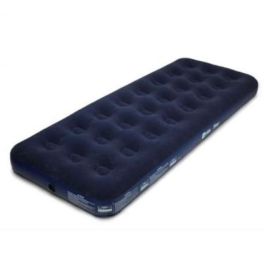 Imagem de Colchão Inflável Solteiro Star Azul PVC 185cm Altura Suporta até 150kg