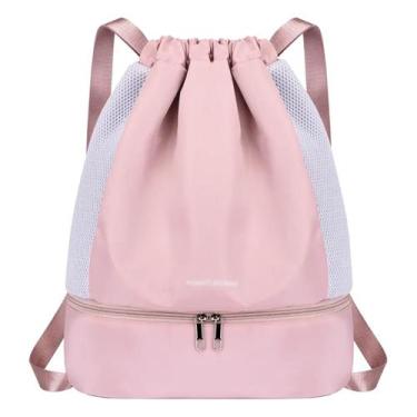 Imagem de Mochila Feminina Saco Com Cordão Treino Beach Tenis Fitness - 20V, Uni