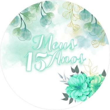 Imagem de Painel Redondo C/ Elástico 1,50m 15 Anos - Fadrix