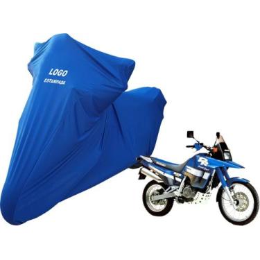 Imagem de Capa Para Moto Suzuki DR 800 Alta Durabilidade Com Logo - Mz, Azul
