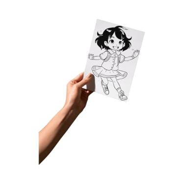 Imagem de Kit de Personalização Gráfica para Motocicletas, Adesivos Decorativos (Menina Imenso)