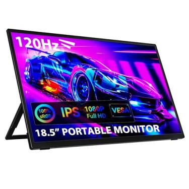 Imagem de AUSDOM Monitor Portátil Para Laptop De 18,5 Polegadas: Polegadas, 120 Hz, 1080P, Fhd, Ips, Usb-C, Segunda Tela Laptop, Externo Hdmi Grande Jogos Viagem, Pc/Tablet/Mac/Switch/Xbox/Ps4/Ps5