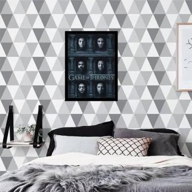 Imagem de Quadro Decorativo Poster Game Of Thrones Got 45X34Cm - Quadros On-Line