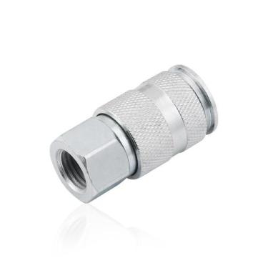 Imagem de Engate Rapido Femea 1/4"x1/4" Esfera Vd - Vonder, Com esfera, Aço carb