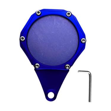 Imagem de FJMQHU Suporte para disco de imposto de motocicleta, suporte à prova d'água para etiqueta de vedação para ciclomotores, Azul