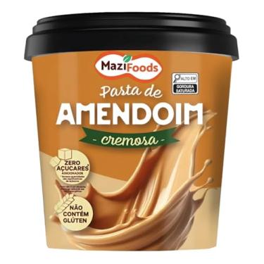 Imagem de Pasta de Amendoim Cremosa 100% Zero Açúcar e Sem Glúten – 1kg | Ideal para Dieta Vegana e Atletas