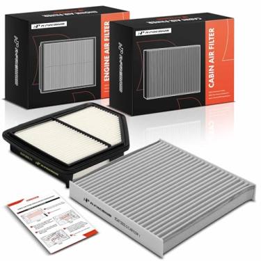 Imagem de A-Premium Filtro de ar de motor e cabine de 2 peças com carvão ativado compatível com Honda HR-V HRV 2016-2022, 1.8L