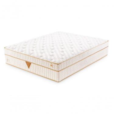 Imagem de Colchão Qgel Pocket - Latex Com Cobre Sobre Molas Medida Casal 138x188cm Opcionais Kit Zen