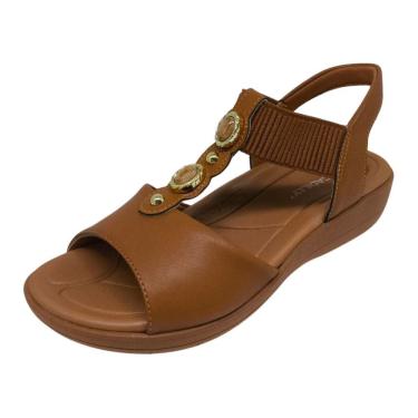 Imagem de Sandalia Feminina Casual Salto Baixo Conforto Piccadilly