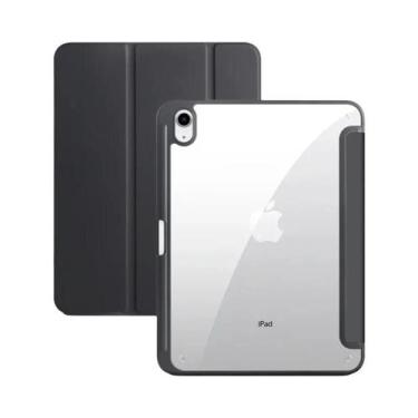 Imagem de Capa Inteligente Tri-Folding De Acrílico Transparente Para iPad 11ª Ge