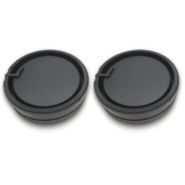 Imagem de Pacote com 2 tampas de corpo da câmera e tampa traseira da lente proteção contra poeira compatível com Sony A99II A99 A77II A77 A58 A57 A65 A55 A37 A35 A33 A900 A850 A700 para lentes de câmeras de