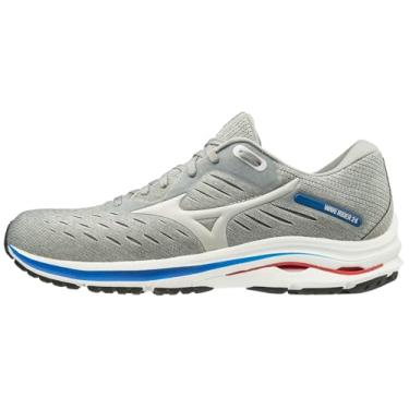 Imagem de Mizuno Tênis de corrida masculino Wave Rider 24, Nuvem lunar Rock/Nimbus, 15