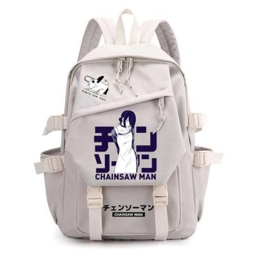 Imagem de Mochila escolar Anime Schoolbag Chainserras para crianças