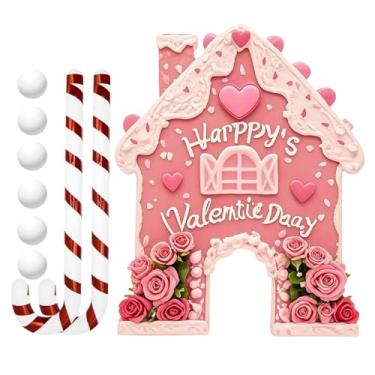 Imagem de Conjunto De Golfe De Gengibre - Brinquedos De Putt Para Dia Dos Namorados E Feriados - Campo De Golfe Com Tacos E Bolas De Bengala Doce,Para Interior Casa Sala De Estar Aniversário Festa Noite