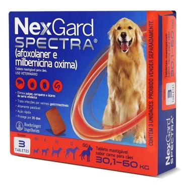Imagem de Antipulgas E Vermifugo Nexgard Spectra Gg Sabor Carne