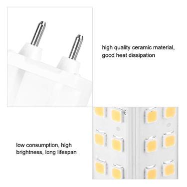 Imagem de Mingzhe G12 LED Lâmpada de Milho Alto Brilho 10W Luz Doméstica 85 Contas de LED AC85-265V (Branco Quente)