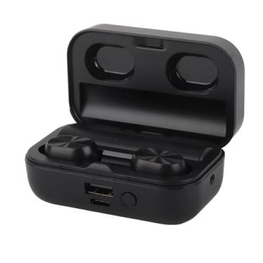 Imagem de Generic Fone de Ouvido de Tradução Sem Fio Portátil Tradutor Fones de Ouvido Estéreo de Alta Fidelidade para Aprendizagem de Tradução de Idiomas para Viajantes, Preto, 2 Unidades (Preto)