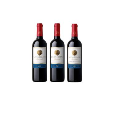 Imagem de Kit Vinho Santa Helena Cabernet E Merlot Reservado 750ml 3un
